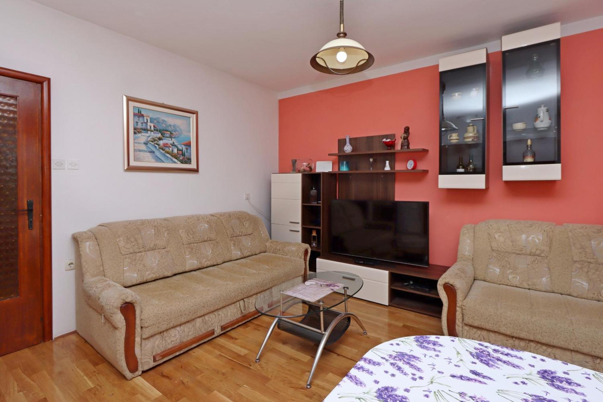 Apartments With A Parking Space Senj - 5571 Rom bilde